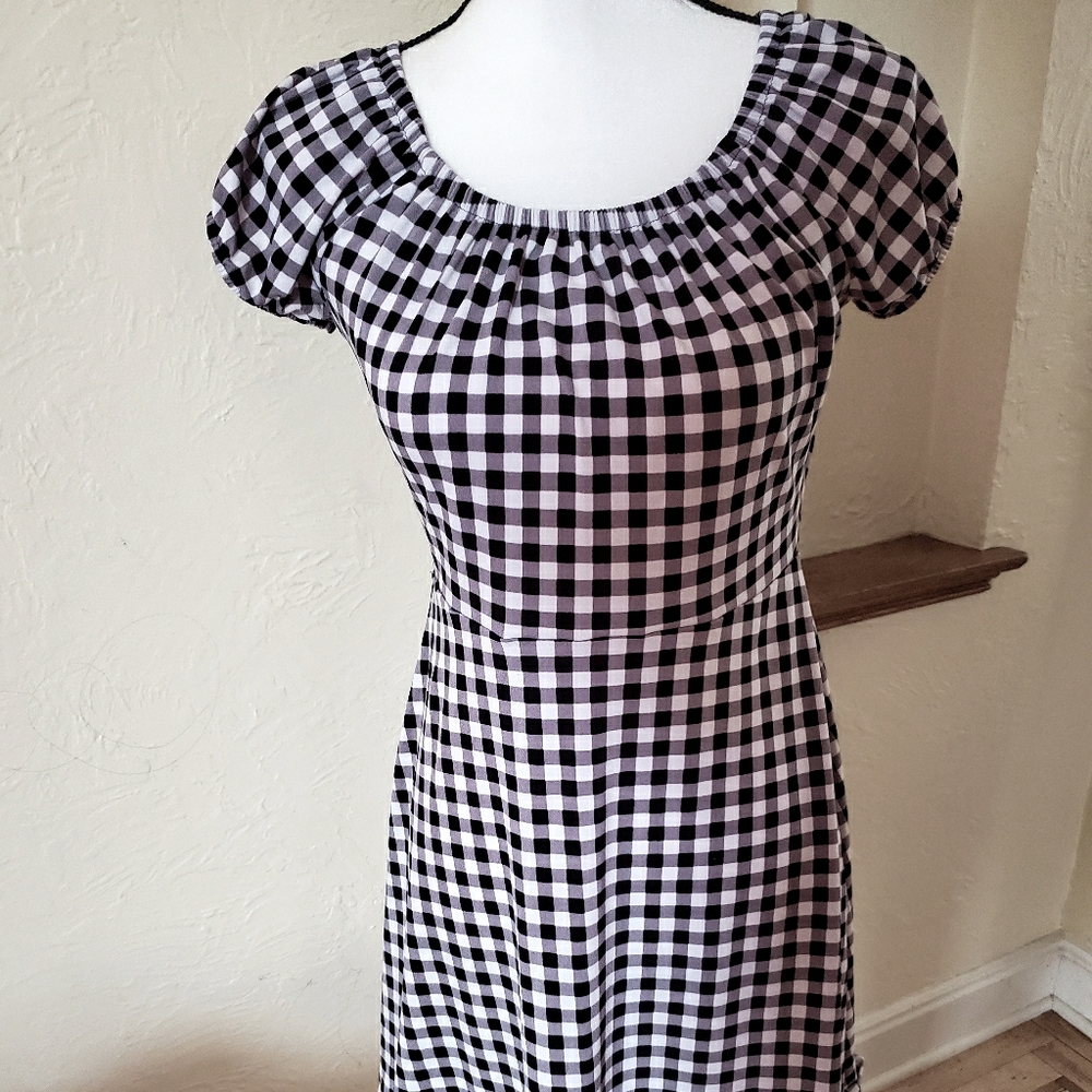 Plaid mini dress 👗